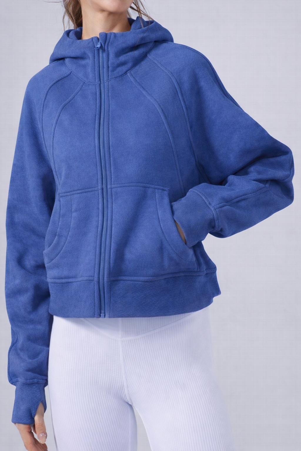 Owlpha Ultra Soft Comfortable Everyday  Zip Hoodie for Women image 2