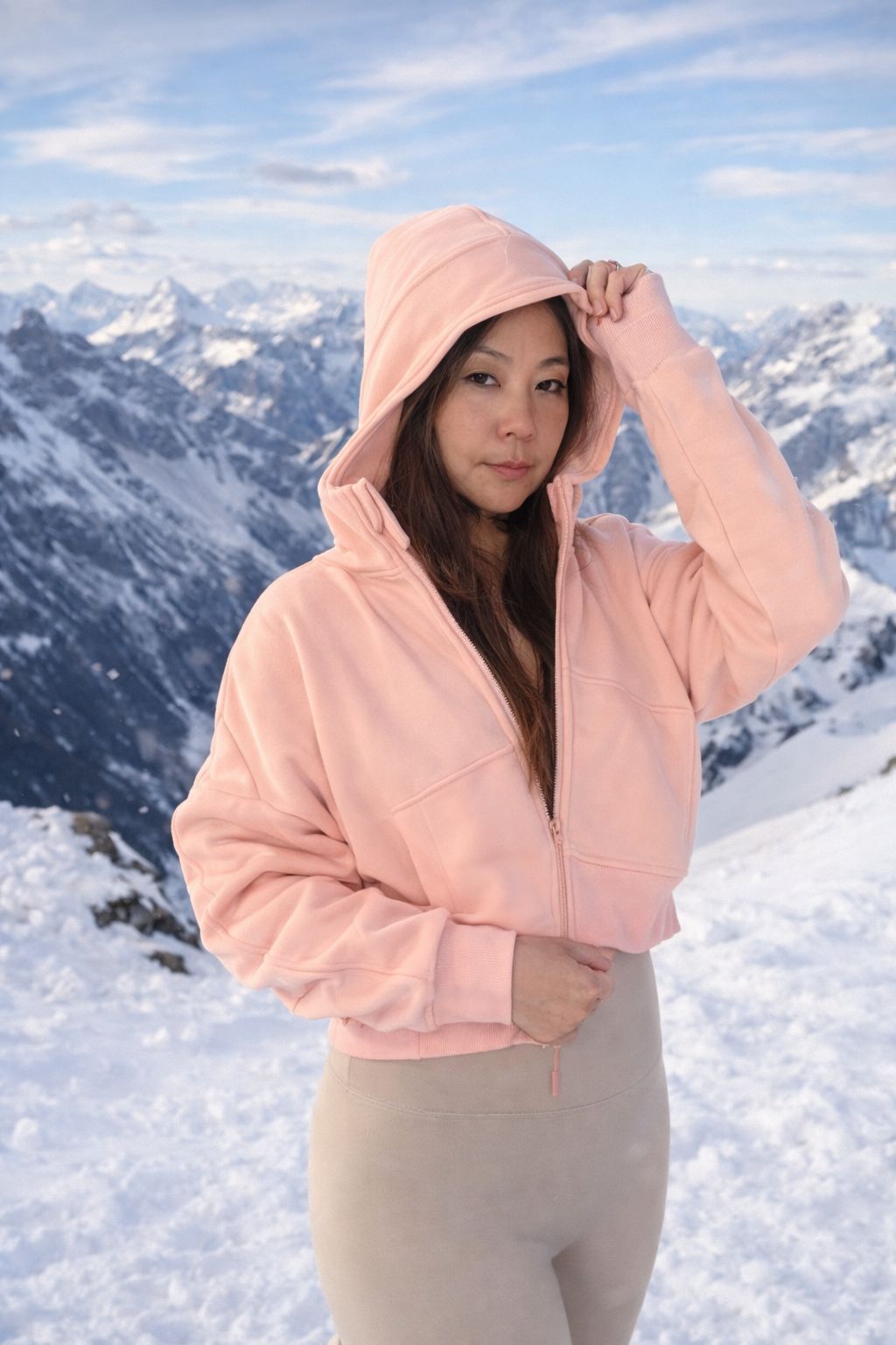 Owlpha Soft Comfortable Stylish Everyday Summit Bloom Hoodie For Women image 4